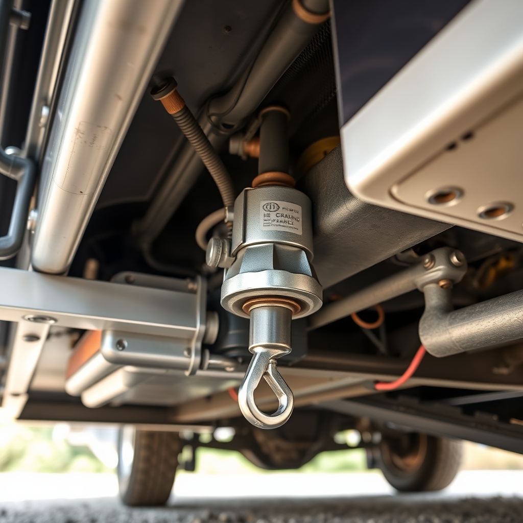 Manual override point on an RV slide-out gearbox