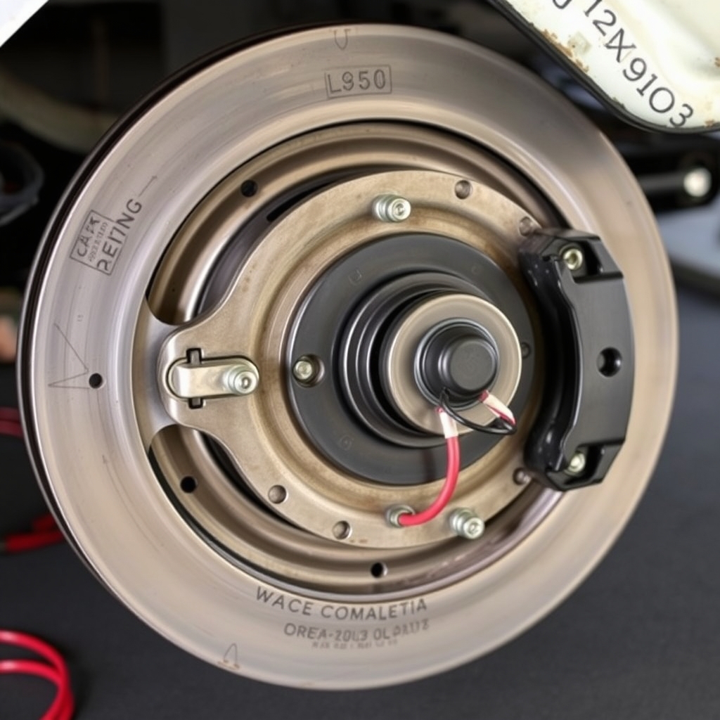 Electric trailer brake magnet and brake shoe assembly